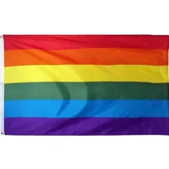 Sale 90* 150 cm/3* 5 fod Regnbueflag Gay Pride Peace LGBT Polyesterflag Transgender-banner Flag & Vindposer
