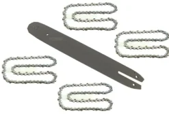 Sale 35 cm (14") / 1,3 mm / 3/8" / 50 TG Sværd + 4 X kæde for STIHL motorsav Havemaskiner