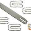 Havemaskiner^37 cm 1,6 mm 0,325" 62 TG Sværd + 4 kæde for Stihl 026 AV MS260 motorsav