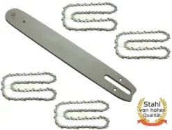 Havemaskiner^37 cm 1,6 mm 0,325" 62 TG Sværd + 4 kæde for Stihl 026 AV MS260 motorsav
