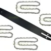 Havemaskiner^45 cm 1,5 mm 0,325" 72 TG Sværd +4X kæde for Partner Jonsered Pioneer