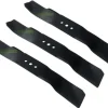 Sale 112 CM 3 X plæneklipper kniv til Husqvarna RIDER R 15 155 15V2 15V2S T 16 175 18 PRO Havemaskiner