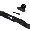 Clearance 53 CM plæneklipper kniv + knivholder + kile + skrue til Fuxtec plæneklipper med drivfunktion Havemaskiner