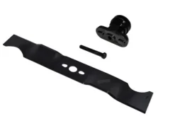 Outlet 53 CM plæneklipper kniv + knivholder + kile + skrue til Scheppach plæneklipper med drivfunktion Havemaskiner