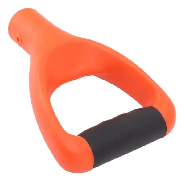 3,2 cm skovlhåndtag Ergonomisk design Multifunktionel robust skovl D-grebshåndtag til gravning af riveværktøj Orange Haveværktøj