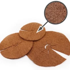 Kompostdækning^1 Coconut Mulching-skive 60 cm Kokosfibermåtte Kokosfiber Plantebeskyttelsesmåtte Kokosnød