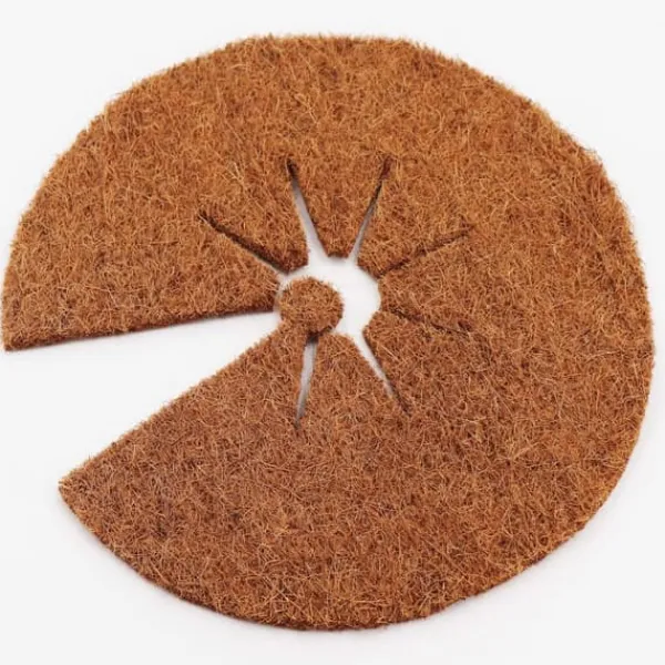 Outlet 1 Coconut Mulching-skive 45 cm Kokosfibermåtte Kokosfiber Plantebeskyttelsesmåtte Kokosnød Kompostdækning