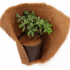 Hot 5 Coconut Mulching-skiver 37 cm Kokosfibermåtte Kokosfiber Plantebeskyttelsesmåtte Kokosnød Kompostdækning