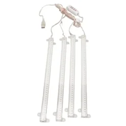 Kit Til Plante- & Urtedyrkning^4 hoveder USB-stik Dæmpbar Full Spectrum LED Grow Light med timerfunktion til indendørs sukkulenter - 4000K 168 LED'er