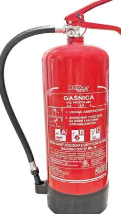 Outlet 6 kg brandslukker med base, energitype Brandslukkere