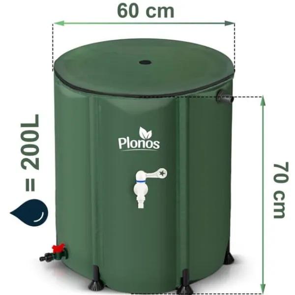 Discount 200 l regnvandstank Plonos PL-520 Regntønder