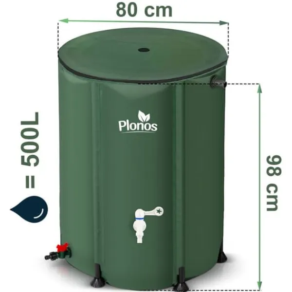 Hot 500 l regnvandstank Plonos PL-521 Regntønder
