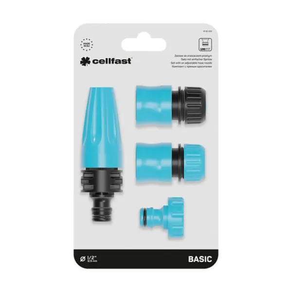 Vanding^1/2” lige sprinkler til haveslange, sæt med 4