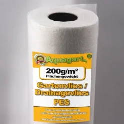 Clearance 237,5 m² Geotekstil fleece Havefleece Ukrudtsbekæmpelsesstof Drænfleece 200 g 1,9 m Haveduge