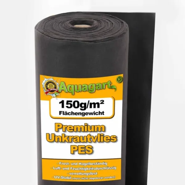 Haveduge^210 m² Havefleece Ukrudtsbekæmpelsesstof Mulchstof Ukrudtsbekæmpelsesmembran 150 g 1,5 m bred PES