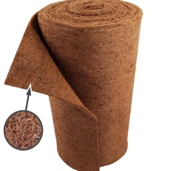 Haveduge^45 m Kokosfibermåtte Vinterbeskyttelse Skråmåtte Kokosfibermåtte 800 g/m² 0,25 m bred