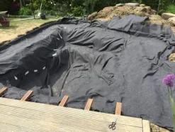 Clearance 74 m² Pond liner underlag 500 g Pond Beskyttende fleece til Pond liner Springvand & Damme