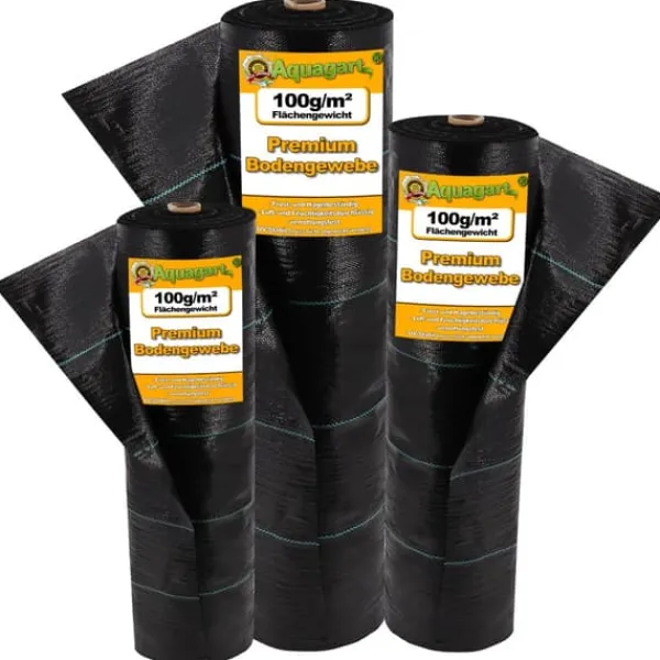 180 m² Ukrudtsbekæmpelsesmembran Ukrudtsforing Mulch liner 100 g 2 m bred Haveduge