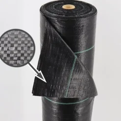 180 m² Ukrudtsbekæmpelsesmembran Ukrudtsforing Mulch liner 100 g 2 m bred Haveduge