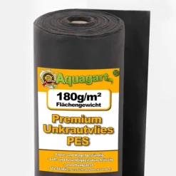 Haveduge^250 m² Ukrudtsbekæmpelsesstof Havefleece Mulchstof Fleece 180 g 2 m bred Premium kvalitet