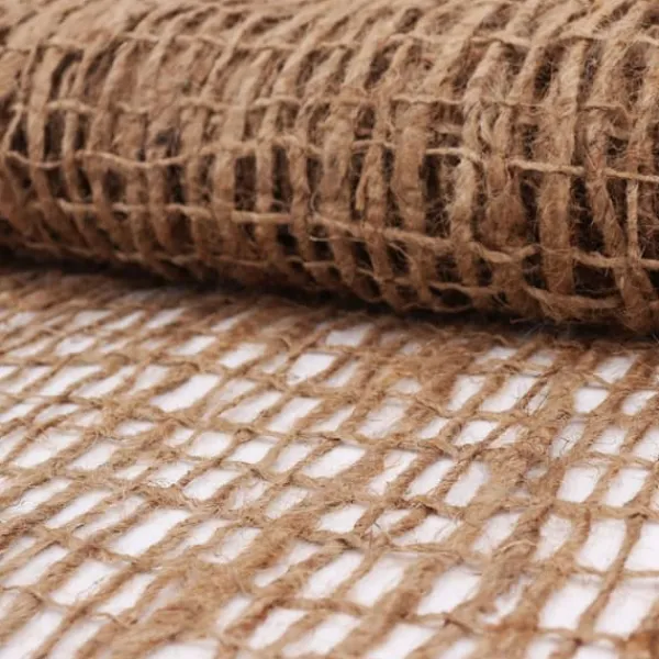 Online 12 m x 1,20 m Skråmåtte Bankmåtte til Pond liner Jutestof 500 g 1,2 m b. Haveduge