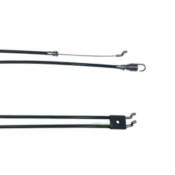Havemaskiner^1235/975 mm Bowden-drivkabel + 1240/1070 mm bremsekabel til plæneklipper – 3X Z-krog + fjeder