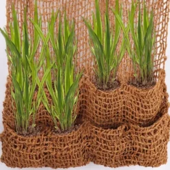 Haveduge^10 Planteposer Coir stof 8 Poser Bankmåtte Skråmåtte til Pond liner