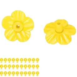 Outlet 30 set Hummingbird Matare Blommor Flerfärgad Unik Utbytbar Hummingbird Fågel Matare Blom Tillbehör Gul Til Fugle & Småvildt