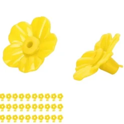 Outlet 30 set Hummingbird Matare Blommor Flerfärgad Unik Utbytbar Hummingbird Fågel Matare Blom Tillbehör Gul Til Fugle & Småvildt