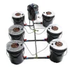 Outlet 7 Spand Hydroponisk System, Effektiv Vandbrug,sort Kit Til Plante- & Urtedyrkning
