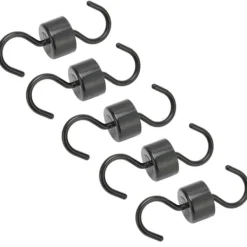 Til Fugle & Småvildt^5 st Fågelmatarkrokar Svart ABS Robust Enkel installation Vackra Myrförebyggande krokar för trädgård