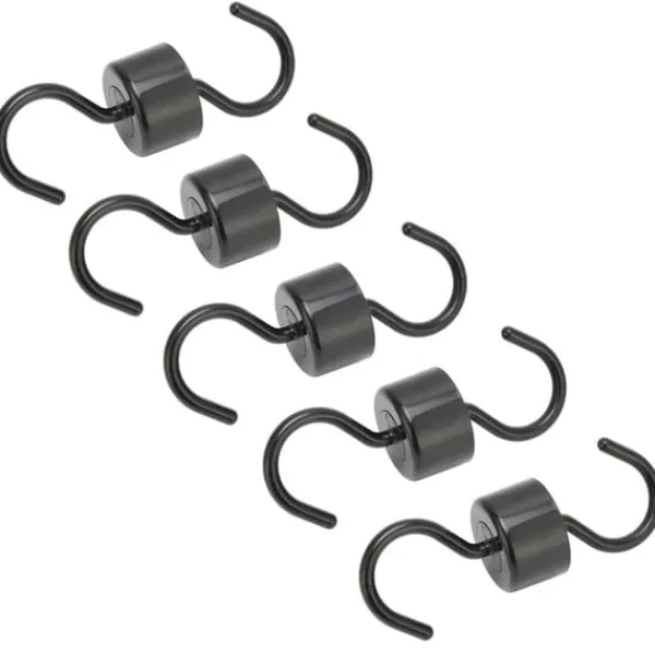 Til Fugle & Småvildt^5 st Fågelmatarkrokar Svart ABS Robust Enkel installation Vackra Myrförebyggande krokar för trädgård