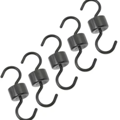 Til Fugle & Småvildt^5 st Fågelmatarkrokar Svart ABS Robust Enkel installation Vackra Myrförebyggande krokar för trädgård