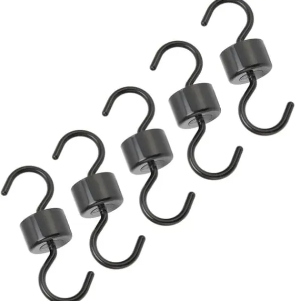 Til Fugle & Småvildt^5 st Fågelmatarkrokar Svart ABS Robust Enkel installation Vackra Myrförebyggande krokar för trädgård