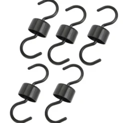 Til Fugle & Småvildt^5 st Fågelmatarkrokar Svart ABS Robust Enkel installation Vackra Myrförebyggande krokar för trädgård