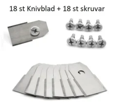 Online 18 st Knivblad till Husqvarna Automower Gardena Silver Robotgräsklippare Havemaskiner