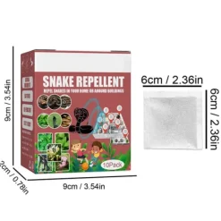 Sale 10 st Snake Away Repellent för utomhusgård gräsmatta trädgård camping fiskeäventyr Insektmiddel & Dyreafvisende Middel