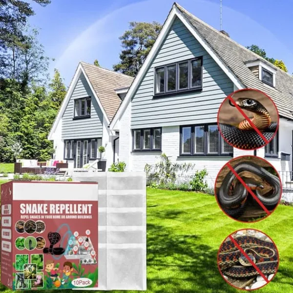 Sale 10 st Snake Away Repellent för utomhusgård gräsmatta trädgård camping fiskeäventyr Insektmiddel & Dyreafvisende Middel