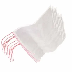 Hot 10 stk. beskyttelsesposer til planter og frugter med snørebånd og net mod insekter og fugle 45*30 cm Insektmiddel & Dyreafvisende Middel