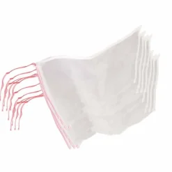 Hot 10 stk. beskyttelsesposer til planter og frugter med snørebånd og net mod insekter og fugle 45*30 cm Insektmiddel & Dyreafvisende Middel