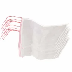 Hot 10 stk. beskyttelsesposer til planter og frugter med snørebånd og net mod insekter og fugle 45*30 cm Insektmiddel & Dyreafvisende Middel