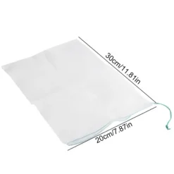 Clearance 50 stk. beskyttelsesposer til planter og frugter med snørebånd mod insekter og haveredskaber 30*20 cm Insektmiddel & Dyreafvisende Middel