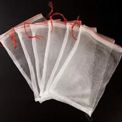 Hot 100 stk frugt cover taske, 30x20cm frugt cover taske, plante mesh taske, nylon have mesh taske, Haveduge