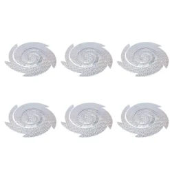 Insektmiddel & Dyreafvisende Middel^6 STK Fugleafvisende Reflektor Sølv Spiral Fugleafvisende Ark Skræmmefugleværktøj til Farm Garden