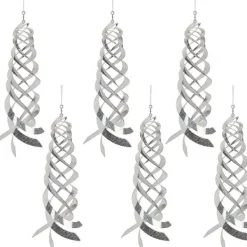 6 stk. fugleafvisende spiralreflektorer fugleafskrækkende reflekterende vindspiral til havehegn Til Fugle & Småvildt