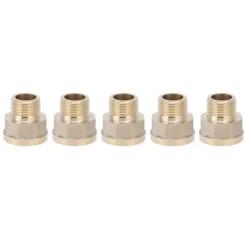 Discount 5 stk. G3/4 hun til G1/2 han adapter haveslangeforbindelse havevandingstilbehør Vanding
