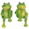 New 2 stk. harpiks frøer statue udendørs have dekoration skulptur til hjemmet skrivebord have ornament Havedekorationer