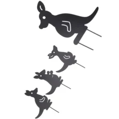 Havedekorationer^4 stk Jernkunst Dyredekoration Genial Multi Purpose Kangaroo Plugin Efterårsdekoration til gårdhave