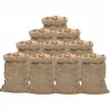 Havekurve^10 stk. jutesække 60x105 cm | 100% jute | 340 g/m2 | Multifunktionelle og økologiske