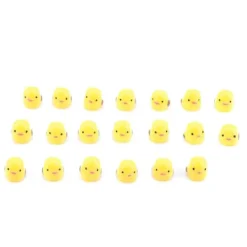 Havedekorationer^20 stk. miniature gul kylling mikro have landskab ornamenter dukkehus dekorationer